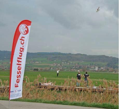 Fesselflugstimmung im Gürbetal