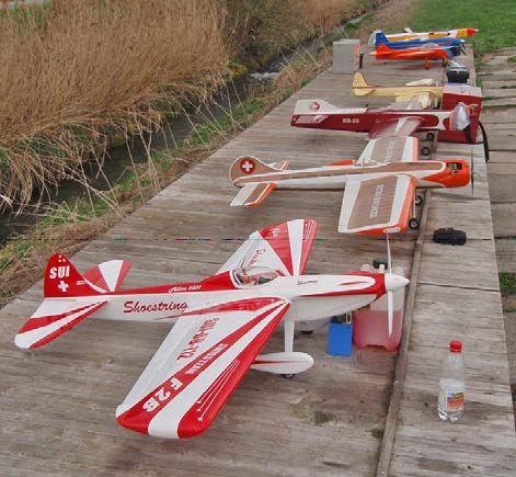 Schön gebaute Modelle auf der Flightline